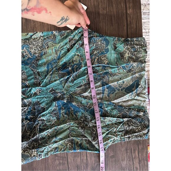 Zadig and Voltaire Root V-Neck Asymmetrical Multicolored Teal Dress Size M - Picture 10 of 12